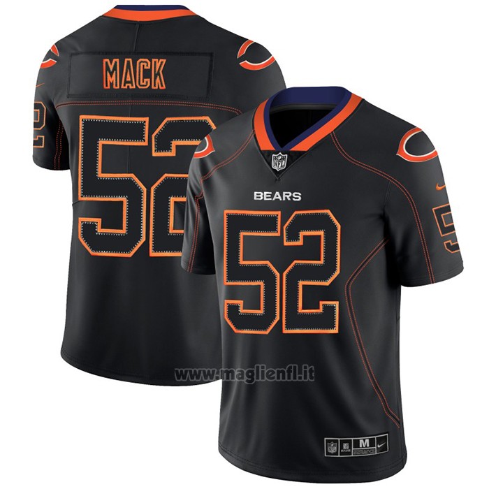Maglia NFL Limited Chicago Bears Mack Lights Out Nero